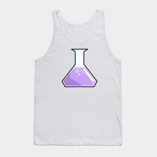 Flask with purple substance Tank Top